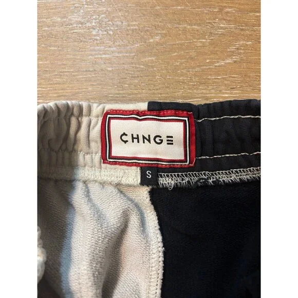 chnge split color “teach peace” sweatpants - Picture 3 of 5